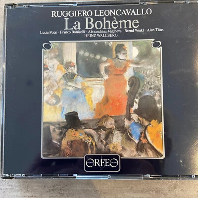 LEONCAVALLO: La Bohème - Popp/Bonisolli - Wallberg (2-CD-Box Orfeo C 023822/ NM) - Bild 1 von 4