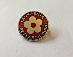 Vintage Old Leukaemia Research Fund Enamel Pin Badge - Picture 1 of 2