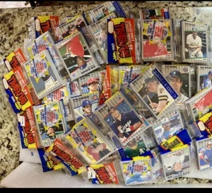 3 X 1989 Fleer Baseball 42 Card Rack Pack Lot - Picture 1 of 2