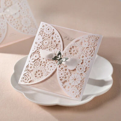 PARTECIPAZIONI GIOIELLO MATRIMONIO NOZZE INVITO BUSTE SPOSI PIZZO Argento925 - Immagine 1 di 2