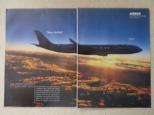 1999-2000 PUB FLUGZEUG AIRBUS A340 LONG HAUL CABIN AIRLINER AIRLINER AIRLINES ORIGINAL ANZEIGE - Bild 1 von 1