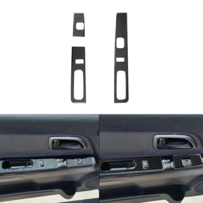 Отделка замка переключателя стекла передней двери из углеродного волокна для Colorado Canyon 04-12 - Изображение 1 из 4