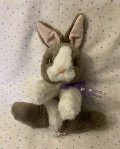 Vintage 1994 Tyco Bunny Bunny Bunnies Brown & White Dutch Rabbit Plush 7” - Picture 1 of 9