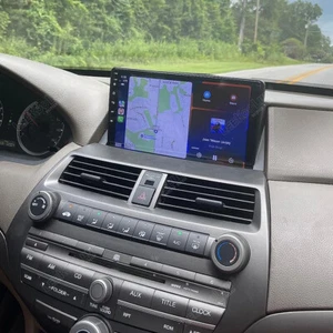 FOR HONDA ACCORD 2008-2012 ANDROID AUTO APPLE CARPLAY CAR STEREO GPS NAVI RADIO - Picture 1 of 15