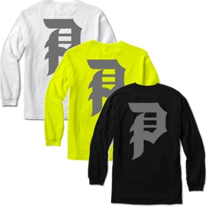 Primitive Skateboarding Apparel Men's Dirty P Hi-Visible Long Sleeve Tee T-Shirt - Picture 1 of 14