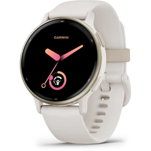 Garmin vívoactive® 5 Ivory/Gold free postage - Picture 1 of 3