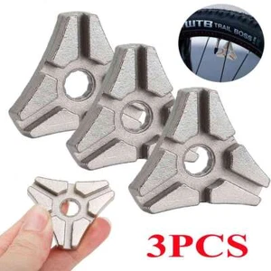 3pcs 6 Way Spoke Nipple Key Bike Wheel Rim Spanner Wrench Bicycle Repair Tool US - Picture 1 of 12