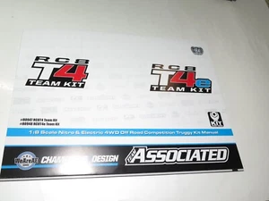 ASC80947 TEAM ASSOCIATED RC8T4 TRUGGY INSTRUCTION MANUAL - Picture 1 of 1