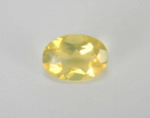 .54 Carat Natural Brazilian Fire Opal Faceted Gemstone Oval BFO65 - Picture 1 of 2