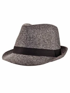 NEW! D&Y Men's Wool Blend Classic Fedora Trilby Hat Cap - Picture 1 of 27