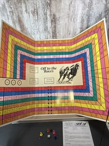 RARE Off to the Races Board Game - Vintage Tim McDavid K.J. Lynn Greyhound Race - Picture 1 of 19