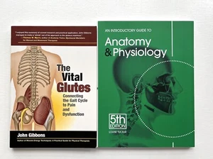 Louise Tucker & John Gibbons Books x2 NEW Anatomy & Physiology, The Vital Glutes - Picture 1 of 7