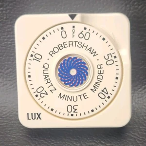 Vintage Robertshaw Multi-Use Quartz Minute Minder Household Timer #9001 Works - Picture 1 of 6