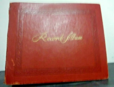 Vintage Decca Record Album Holder Folder Book with 10 Records Holds 24 - 45RPM - Image 1 of 4