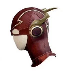 Injustice 2 The Flash Barry Allen Cosplay Kostüm Stretch 3D Maske - Bild 1 von 4