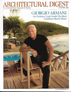 Giorgio Armani Architectural Digest 2006 Caribbean Beach House NML - Picture 1 of 1
