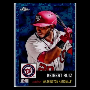 2022 Topps Chrome Platinum  - #71 Keibert Ruiz Toile Blue Refractor /199 - Picture 1 of 2