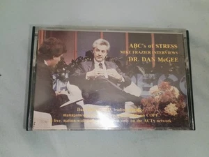 ABC's Of Stress Mike Frazier Interviews Dr Dan McGee Cassette Tape Free Us Ship - Picture 1 of 4