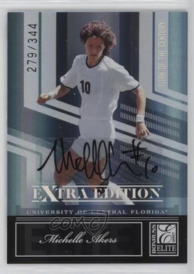 2007 Donruss Elite Extra Edition /344 Michelle Akers #89 Auto - Image 1 of 2