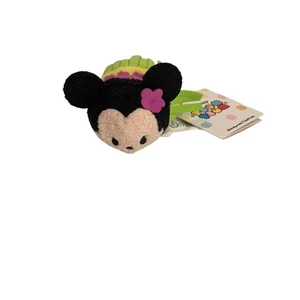 Disney Tsum Tsum Aloha Minnie Mouse Mini Plush Toy 3" Hawaiian NWT - Picture 1 of 13