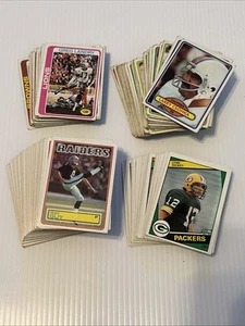 250+ 1978 to 1984 Topps NFL Football Card Lot Condition Varies - Picture 1 of 10