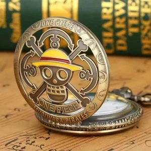 One Piece Taschenuhr Anime Steampunk Weihnachten Geburtstag Valentinstag Geschenk - Neu! - Bild 1 von 5