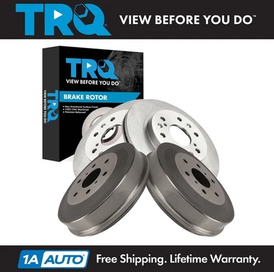 Juego de rotores de freno TRQ para Chevrolet Silverado 1500 GMC Sierra 1500 2009-2013 Foto 1 de 4