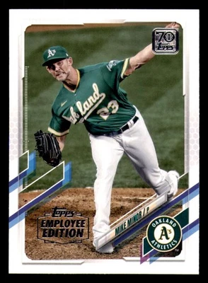 2021 Topps Employee Edition #329 Mike Minor Oakland Athletics - Image 1 of 2