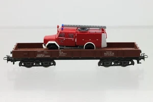 H0 Märklin DB Niederbordwagen mit Ladung Güterwagen AC N104 - Picture 1 of 4