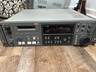 Vintage Sony PCM 7040 Digital Audio Tape Recorder DAT Deck - Image 1 of 4