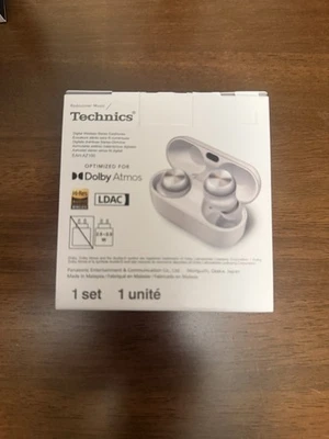 Technics wireless earphones Bluetooth silver EAH-AZ100-S - Image 1 of 3