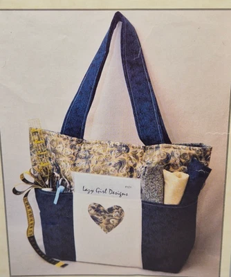 The Whimsy Bag Sewing Pattern by Lazy Girl Designs - Image 1 of 3