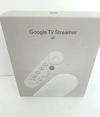 New Google TV Streamer 4K Porcelain w/Voice Remote 32GB - Sealed - Fast Ship - Image 1 of 2