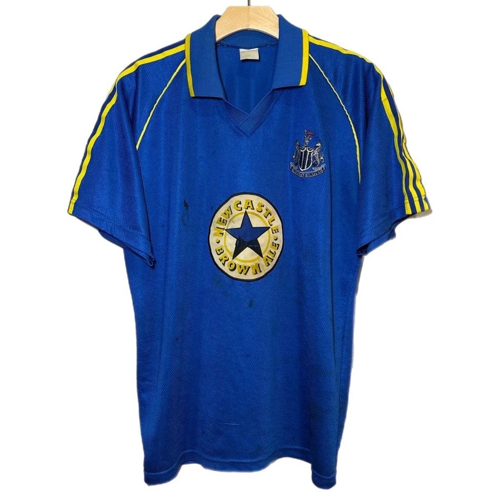 Винтажная футболка NEWCASTLE UNITED Shearer 1998/99 Adidas размер большой 90-е - Изображение 1 из 4