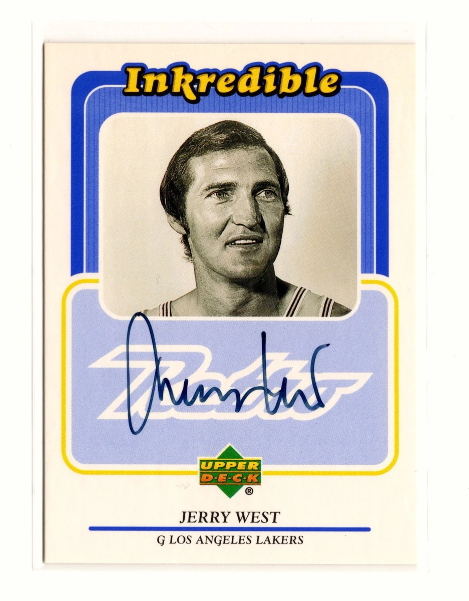 Upper Deck Jerry West Basketball Autographed Sports Trading Cards