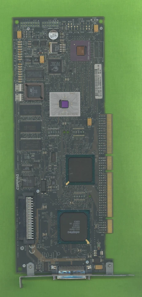 HP Compaq 143886-001 2DH PCI SCSI RAID Controller Card - Bild 1 von 1