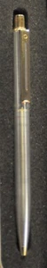 Bolígrafo "Sheaffer" SENTINEL Cromo Cepillado y GT Hecho en EE. UU. c. 1989 con caja - Imagen 1 de 14