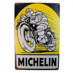 Tin Sign MICHELIN Sprint Drink Bar Whisky Rustic Look - Picture 1 of 1
