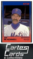 Tim Blackwell 1989 Star Pittsfield Mets #24  New York Mets Manager