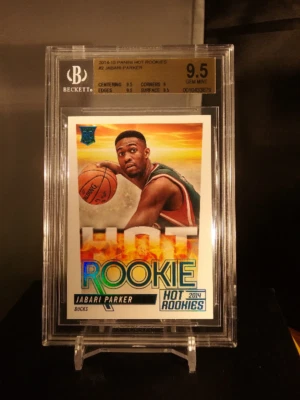 Jabari Parker 2014-15 Panini Hot Rookies RC #2 Beckett BGS 9,5 gema como nueva Pop=3 Foto 1 de 2