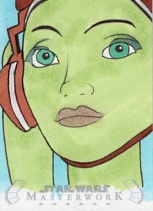 Tarjeta de boceto Star Wars Masterwork 2020 de Michelle Rayner - Imagen 1 de 1