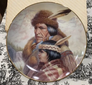 NEZ PERCE NATION PLATE BY PERILLO AMERICA'S INDIAN HERITAGE SERIES 1987 - Picture 1 of 2