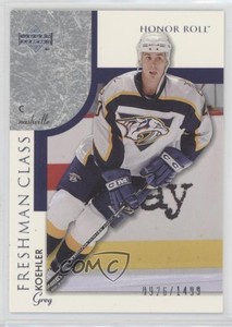 2002-03 Upper Deck Honor Roll /1499 Greg Koehler #118 Rookie RC