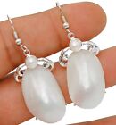 Natural Mother Of Pearl 925 Solid Genuine Sterling Silver Earrings Jewelry