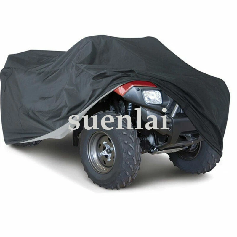 XXXL Black ATV Cover Protector For Polaris Honda Yamaha Kawasaki Can-Am Suzuki - Изображение 1 из 1