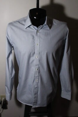 Camisa de Vestir TED BAKER Londres Azul "Endurance" Manga Larga Talla 16/34-35 Foto 1 de 4