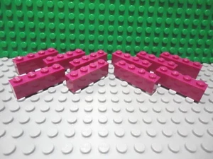 Lego 10 Magenta 1x4 bloque de ladrillo NUEVO - Imagen 1 de 1