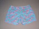 Lilly Pulitzer Shorts Womens 6 Blue Pink Lobster Beach Casual The Chipper Short