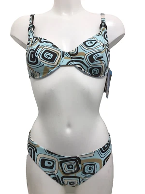 Anita Baby синий бикини Великобритании 10 для C чашки 10C на косточках без подкладки купальный костюм - Изображение 1 из 4