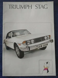 Triumph Stag Prospekt 03.1975 - Bild 1 von 8